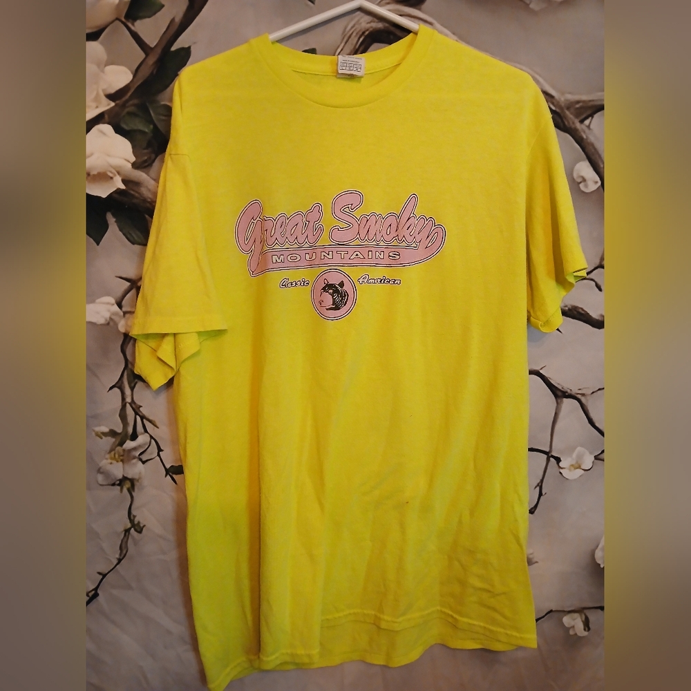 Great Smoky Mountains Yellow T-Shirt